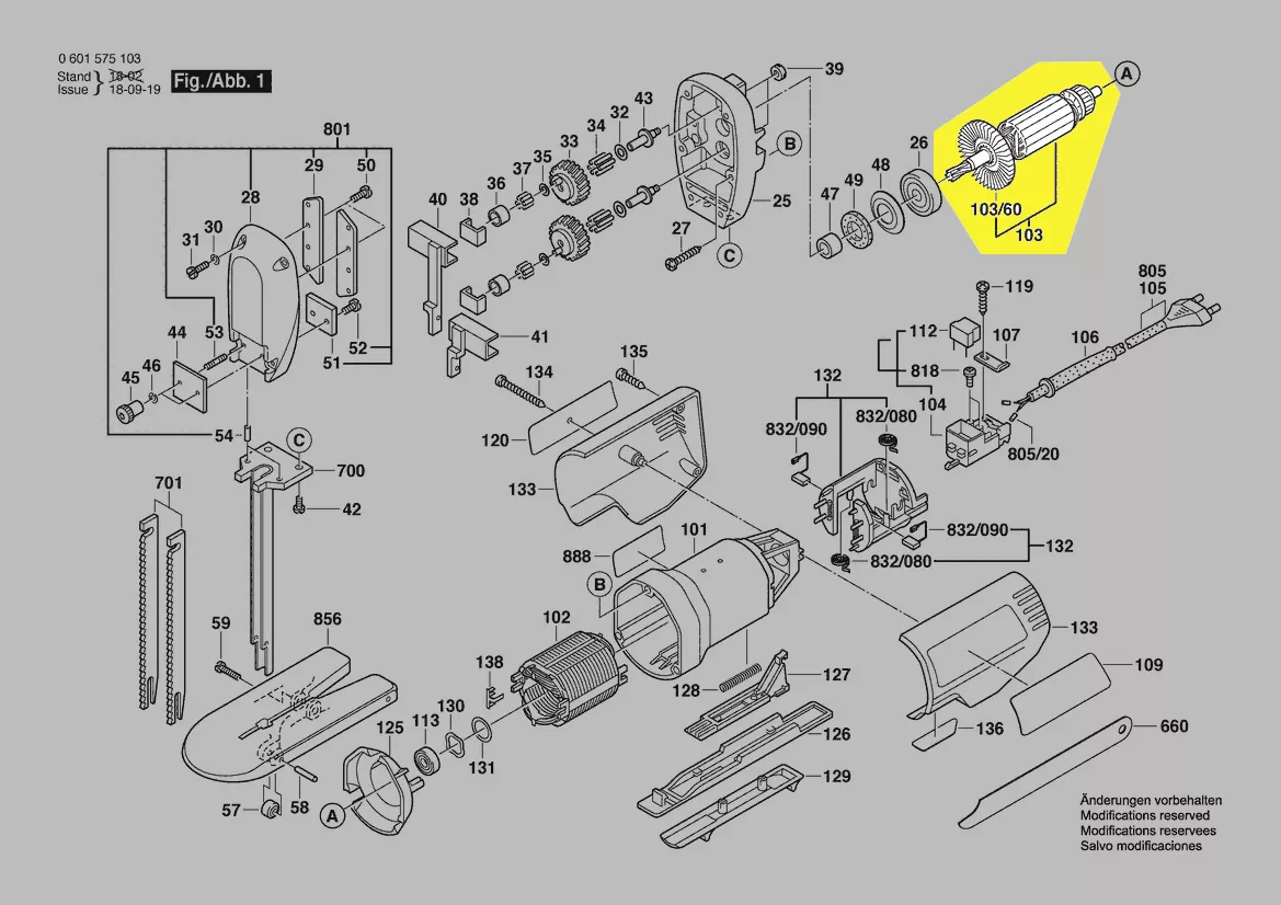 Induit scie à mousse GSG 300